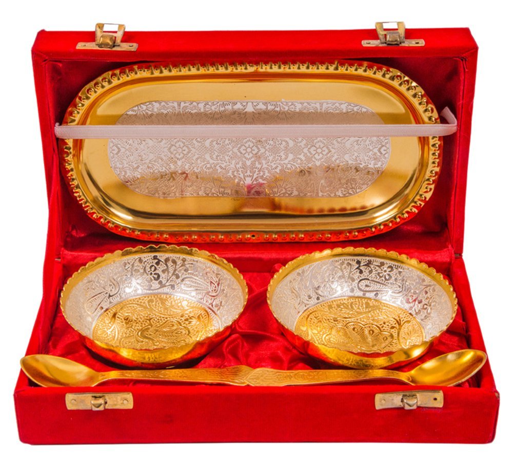 gold bowl set